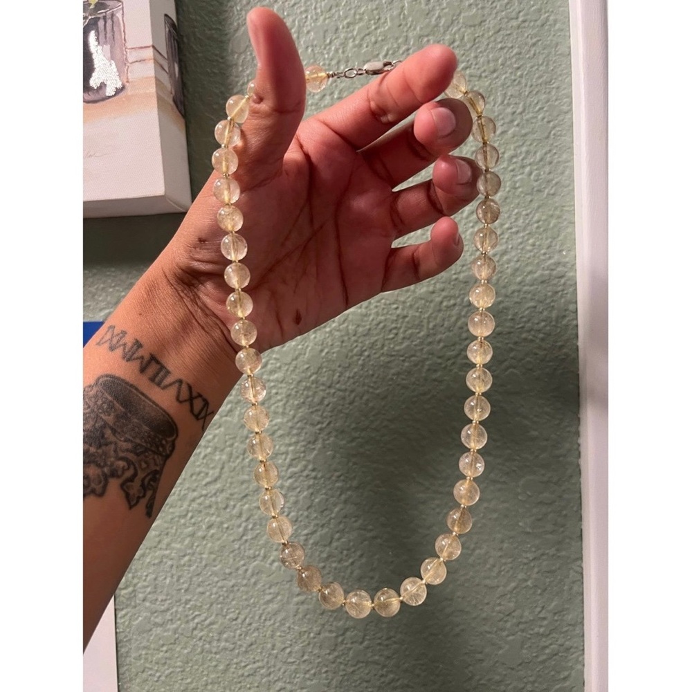 Rutilated Quartz necklace